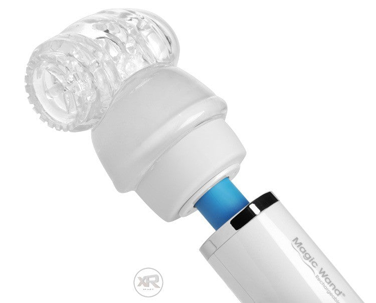 Rechargeable Magic Wand with Vibra Cup Attachment - eXtremeRestraints eXtreme Restraints Rechargeable Magic Wand with Vibra Cup Attachment - eXtremeRestraints eXtreme Restraints