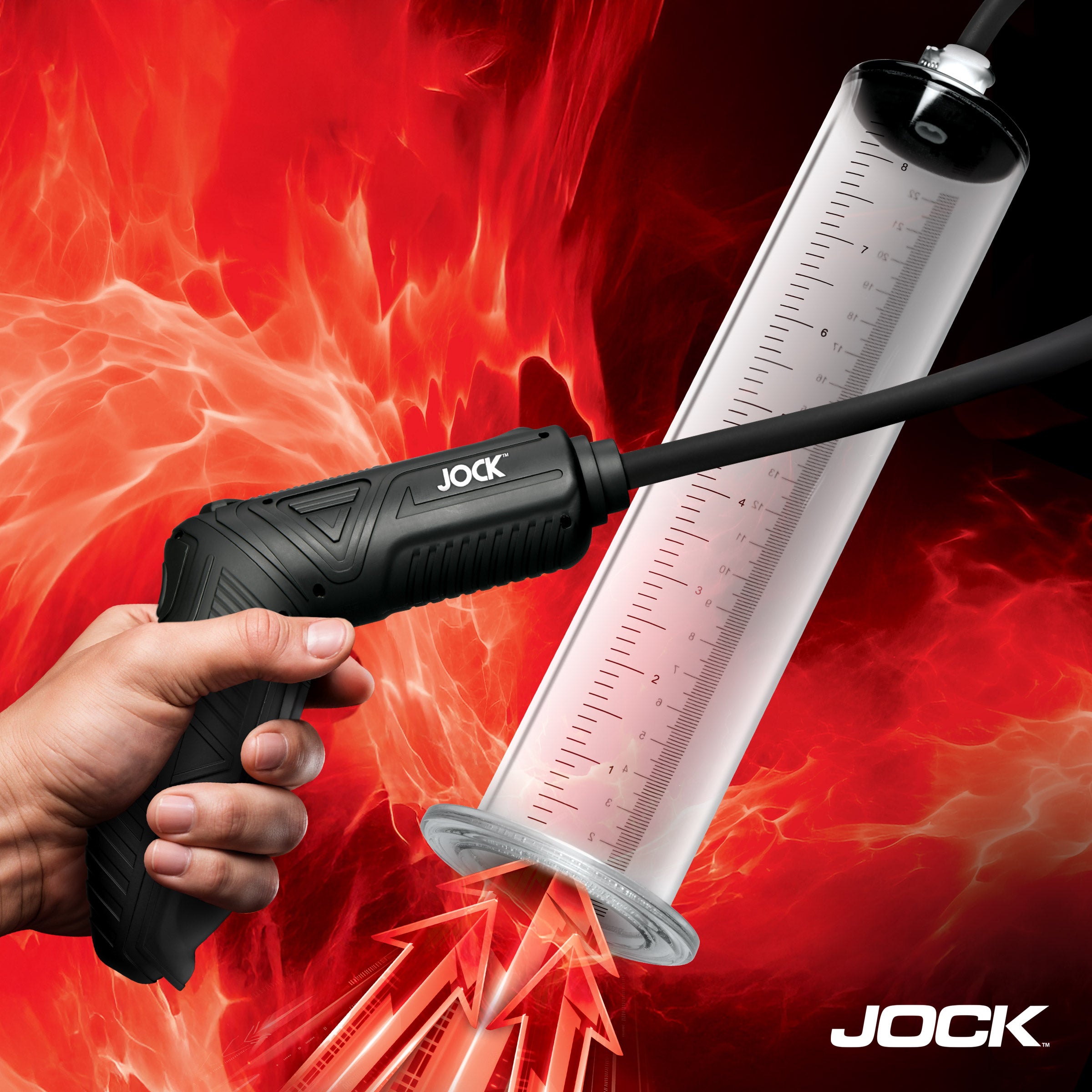 Jock Advanced Power Pumper Automatic Penis Pump with Cylinder