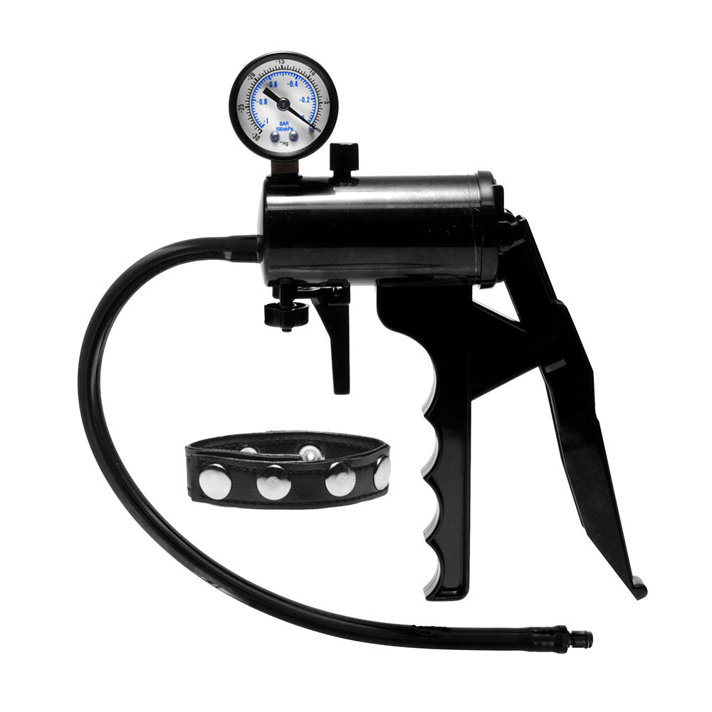 Size Matters Enhanced Premium Hand Pump with Pressure Gauge
