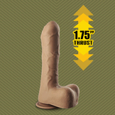 Uncut Thruster Hands-Free Thrusting Dildo