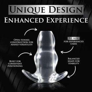 Clear View Hollow Anal Plug
