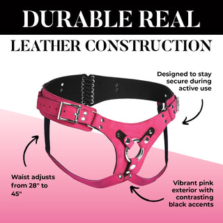 Bodice Deluxe Leather Corset Harness