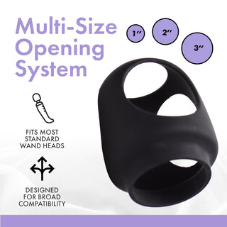 Strap Cap Wand Harness for Dildos