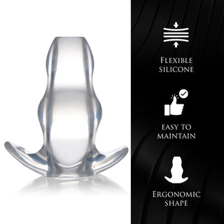 Clear View Hollow Anal Plug