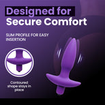 Aria Vibrating Silicone Butt Plug