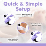 Fluttering Kiss Silicone Dual Stimulator Attachment