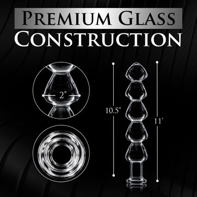 Drops Anal Link Glass Dildo