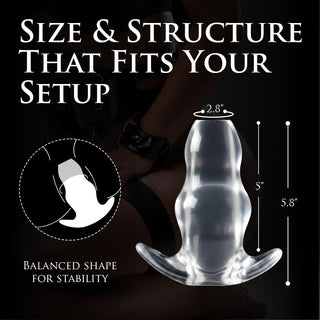 Clear View Hollow Anal Plug