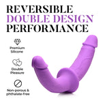 Silicone Double Dildo with Harness