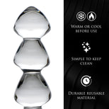 Drops Anal Link Glass Dildo