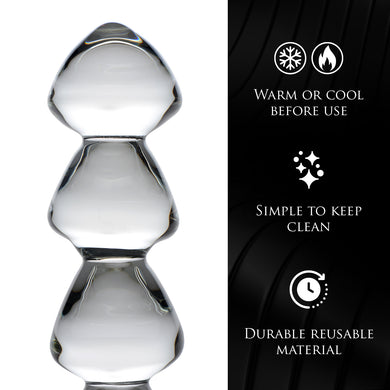 Drops Anal Link Glass Dildo