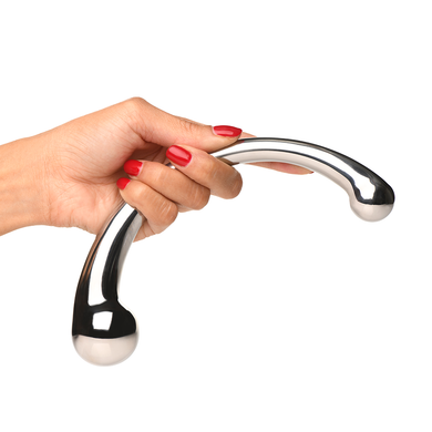 The Chrome Crescent Dildo