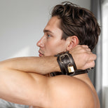 Strict Leather Wrist to Neck Locking Restraint