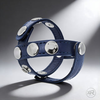 Blue Cock and Ball Harness