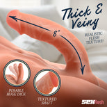 Double Up Dennis Realistic Cock and Ass