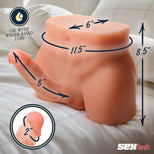 Double Up Dennis Realistic Cock and Ass