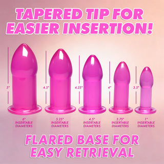 Purple 5pc Anal Trainer Kit