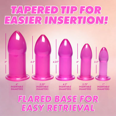 Purple 5pc Anal Trainer Kit