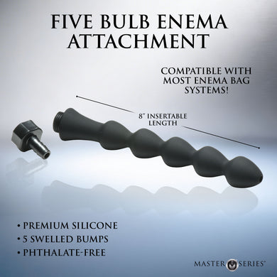 Canal Silicone Enema Attachment