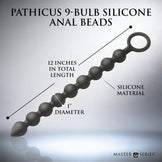 Pathicus 9-Bulb Silicone Anal Beads