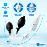 Silicone Inflatable Double Bulb Enema System