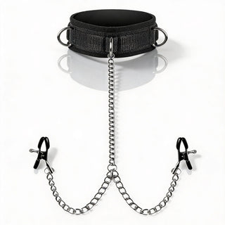 Submission Collar and Nipple Clamps