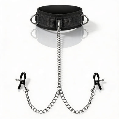 Submission Collar and Nipple Clamps