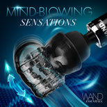 Black Vibra Cup Wand Attachment