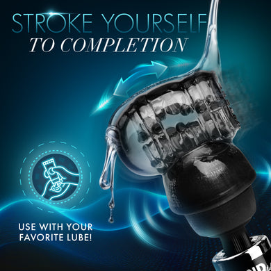 Black Vibra Cup Wand Attachment