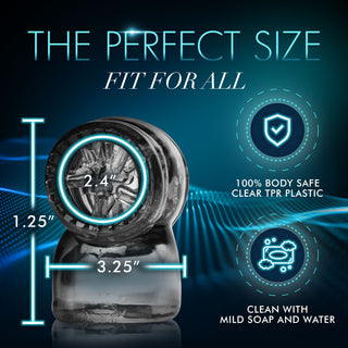 Black Vibra Cup Wand Attachment