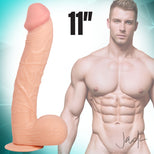 Jumbo Giant Jim 11 Inch Realistic Dildo