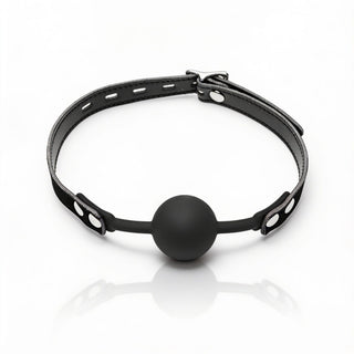 Premium Hush Locking Silicone Ball Gag