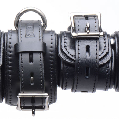 Black Leather Premium Bondage Kit