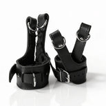 Suspension Set with Ring and Fur-Lined Cuffs
