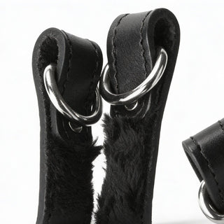 Suspension Set with Ring and Fur-Lined Cuffs