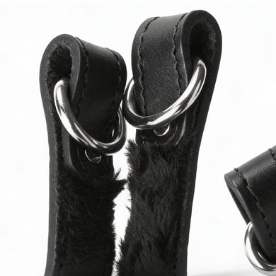 Suspension Set with Ring and Fur-Lined Cuffs