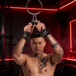 Suspension Set with Ring and Fur-Lined Cuffs