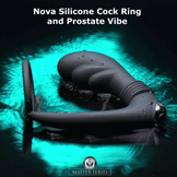 Nova Silicone Cock Ring and Prostate Vibe