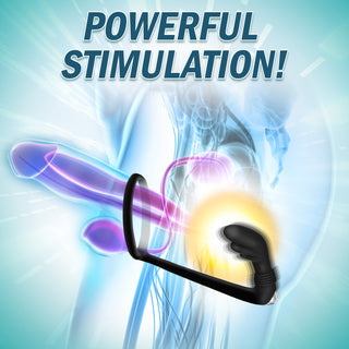 Nova Silicone Cock Ring and Prostate Vibe