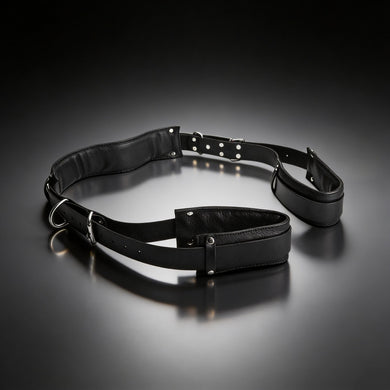 Spread Me Open Thigh Harness with Hollow Anal Plug