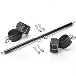 Black Doggy Style Spreader Bar Kit with Cuffs