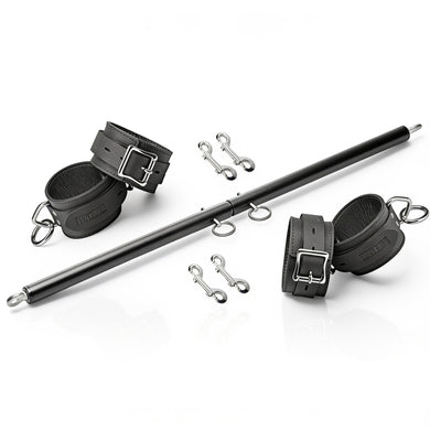 Black Doggy Style Spreader Bar Kit with Cuffs