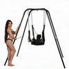 Leather Swing with Pillow and Stirrups