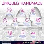 3 Piece Glass Anal Plug Kit