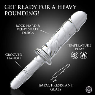 Brutus Glass Dildo Thruster