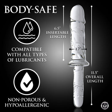 Brutus Glass Dildo Thruster