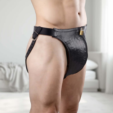 Spiked Leather Confinement Jockstrap