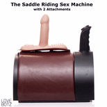The Saddle Riding Sex Machine with 2 Attachments