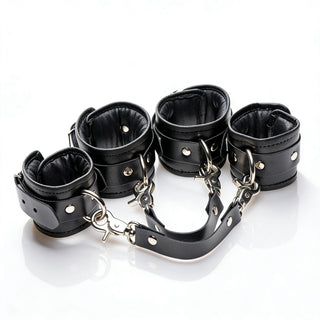 Strap Linked Bondage Cuffs
