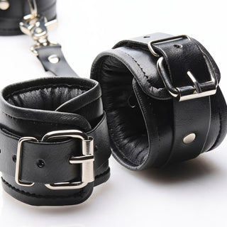 Strap Linked Bondage Cuffs
